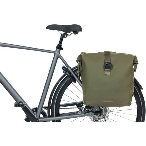 Basil fietstas dubbel SoHo Nordlight moss groen 41L - Image 6