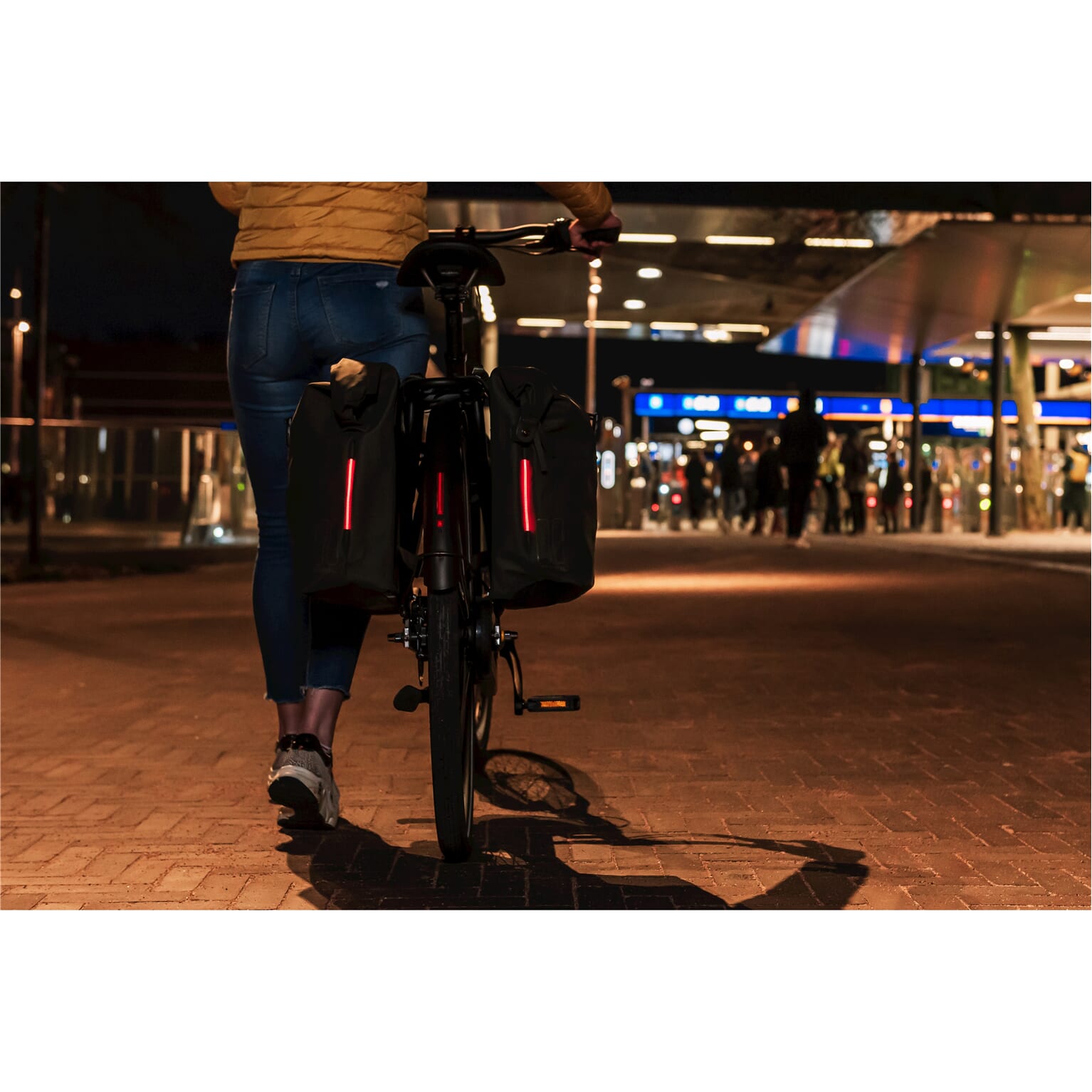 Basil fietstas dubbel SoHo Nordlight moss groen 41L - Image 8