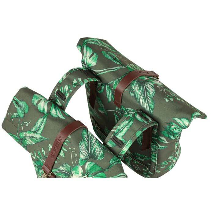 Basil fietstas dubbel Ever-Green thyme groen 28-32L - Image 4