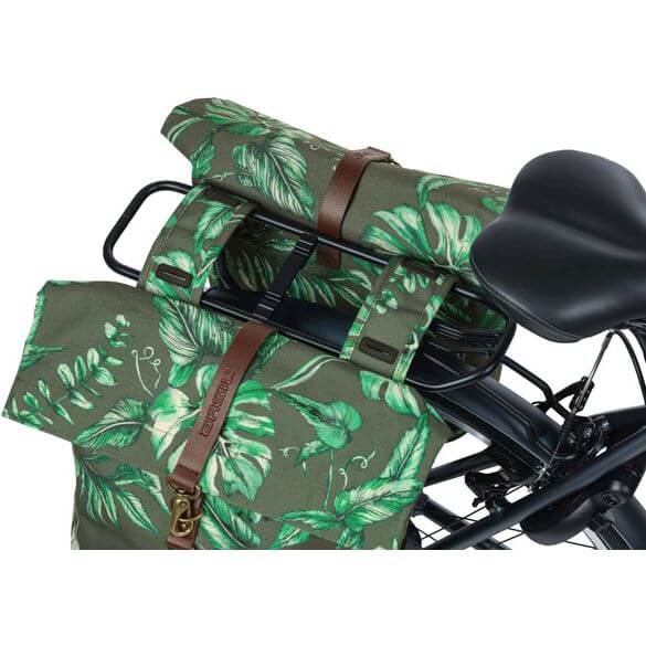 Basil fietstas dubbel Ever-Green thyme groen 28-32L - Image 6