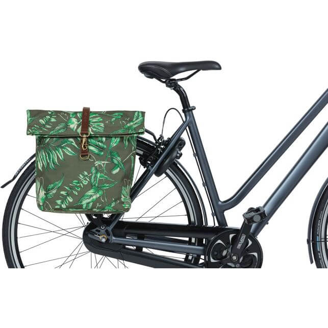 Basil fietstas dubbel Ever-Green thyme groen 28-32L - Image 7
