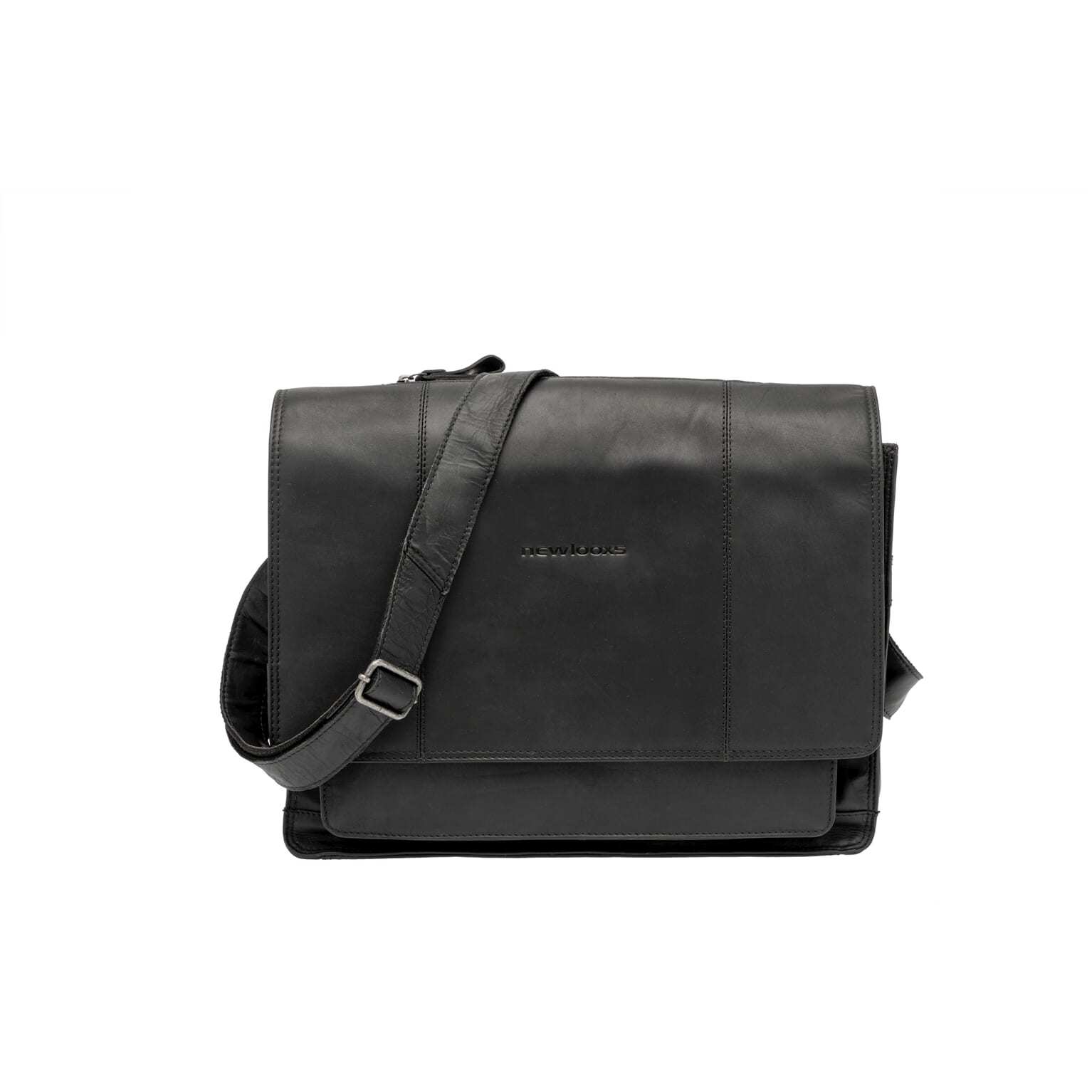New Looxs laptoptas Fellini leer zwart 19L 15 inch - Image 2