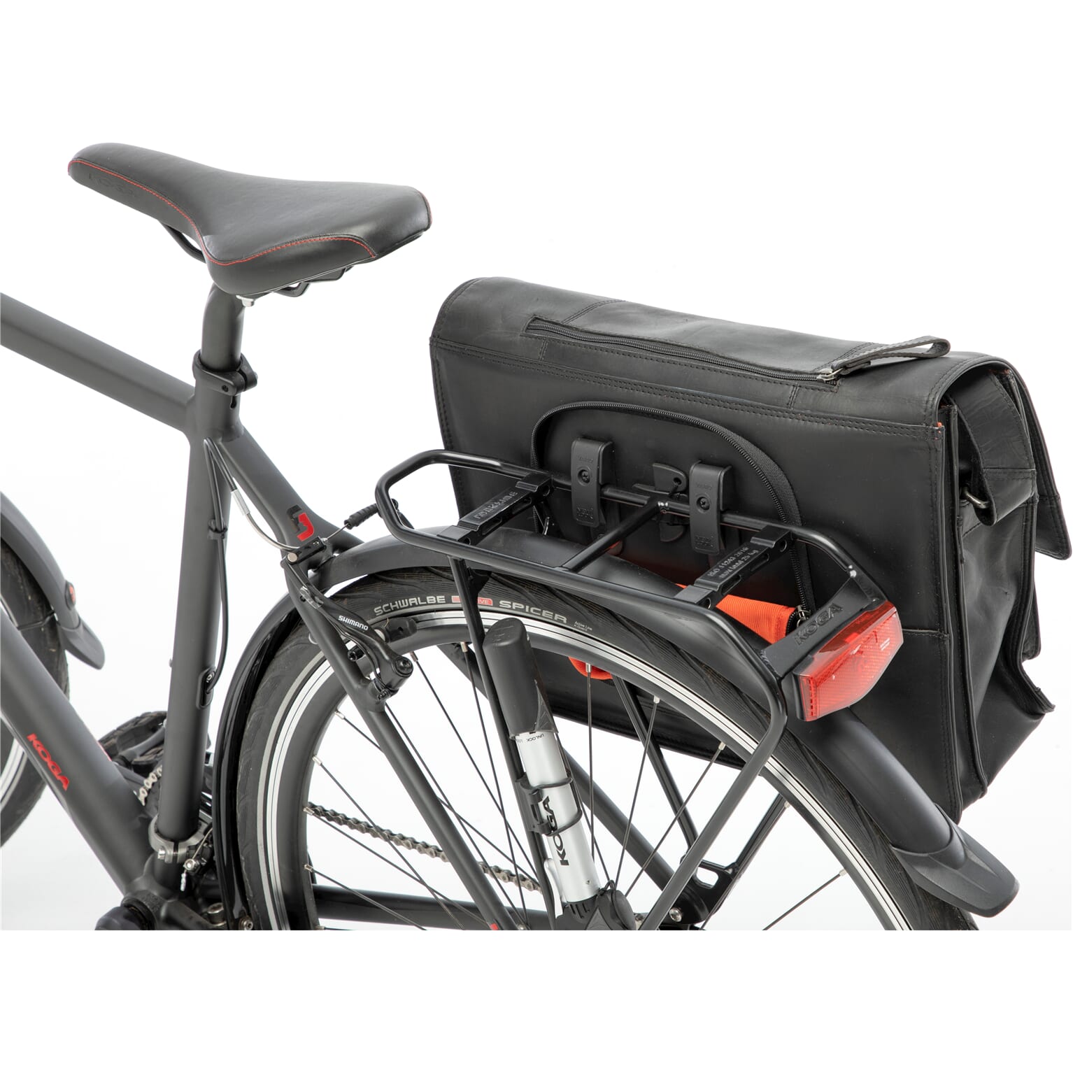 New Looxs laptoptas Fellini leer zwart 19L 15 inch - Image 7