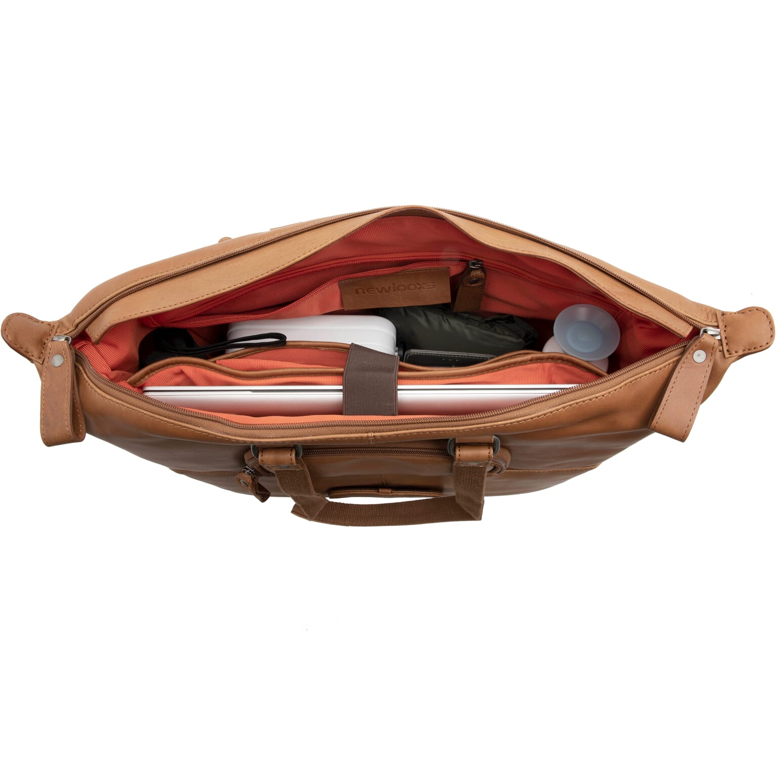 New Looxs laptoptas leer Verla cognac 21 liter - Image 3