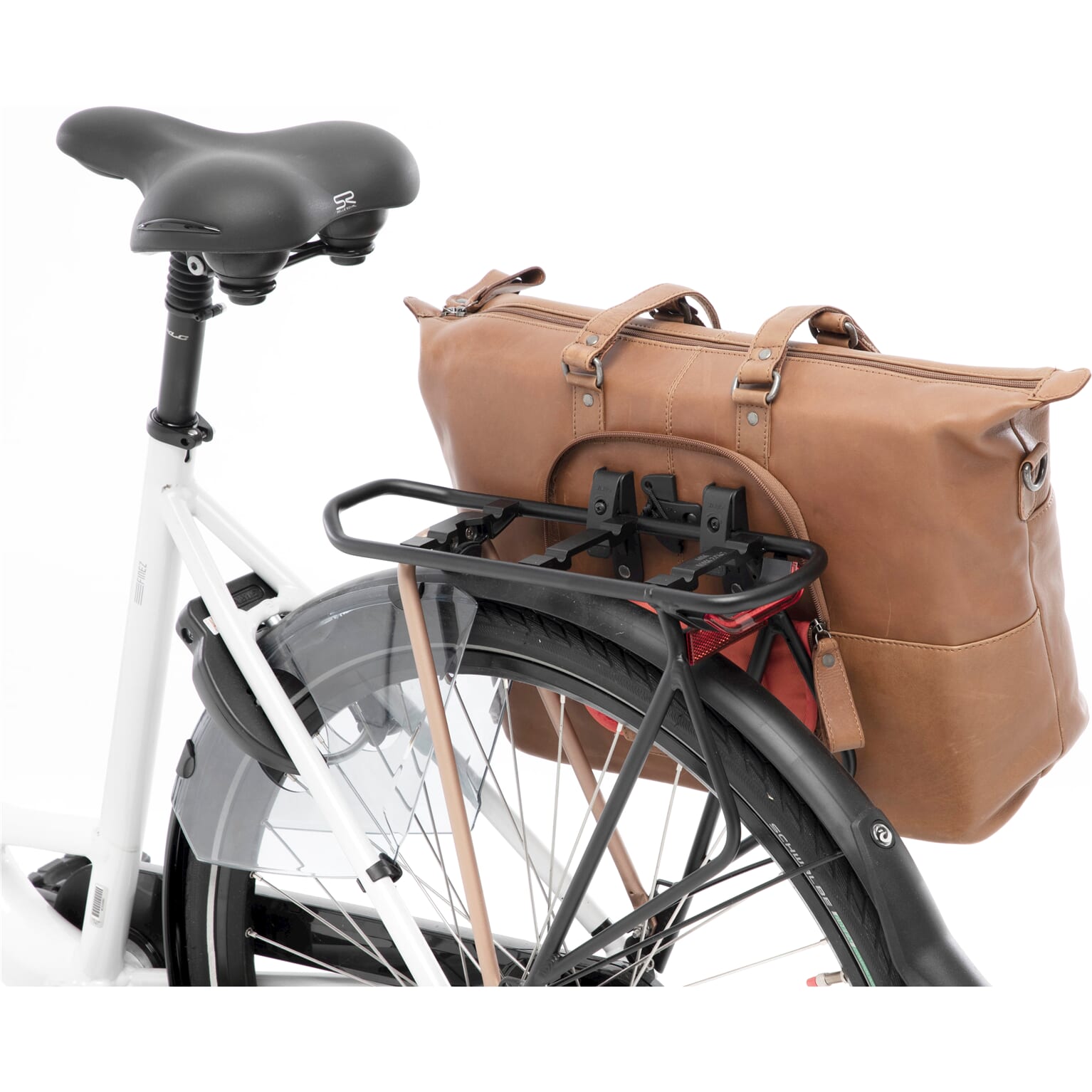 New Looxs laptoptas leer Verla cognac 21 liter - Image 4