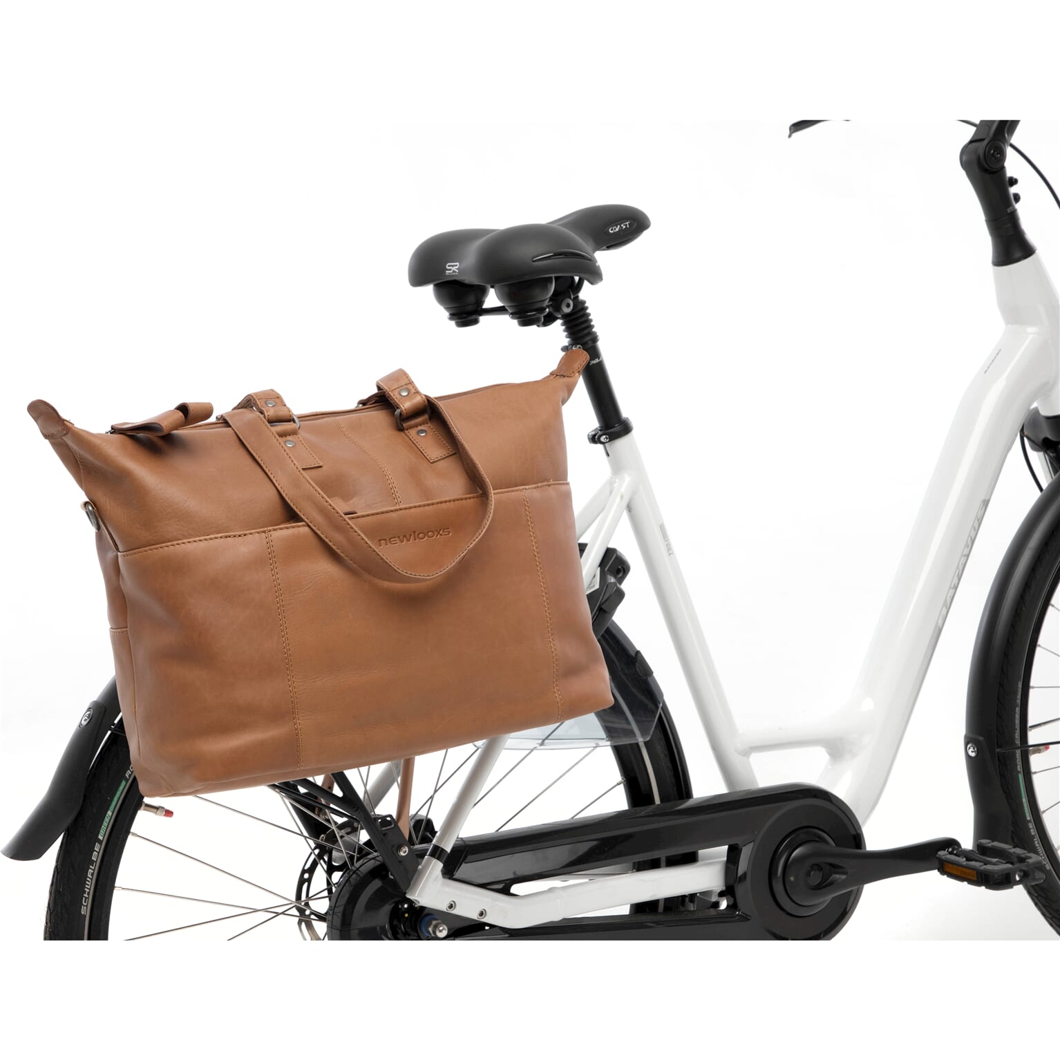 New Looxs laptoptas leer Verla cognac 21 liter - Image 5