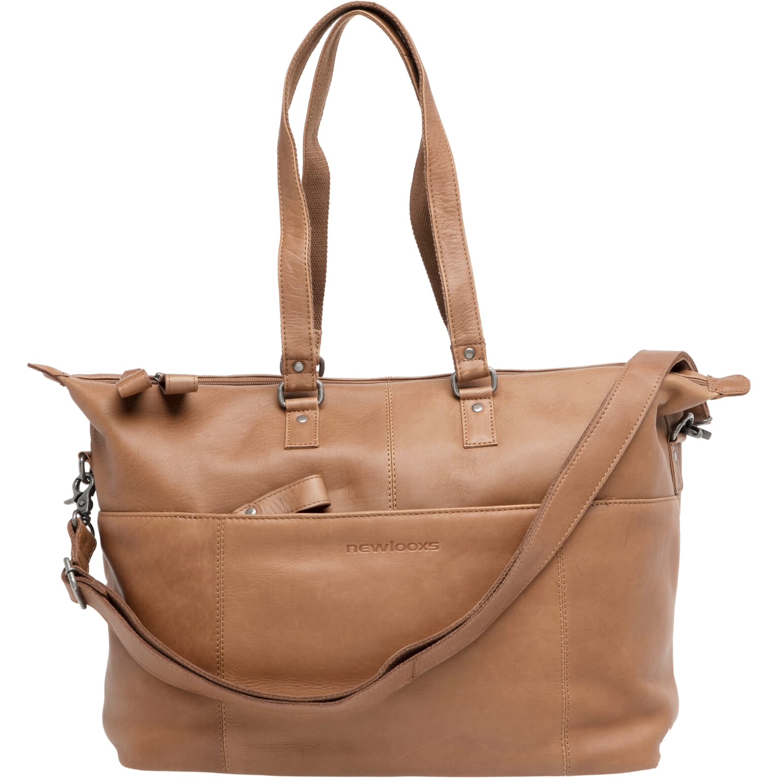 New Looxs laptoptas leer Verla cognac 21 liter - Image 8
