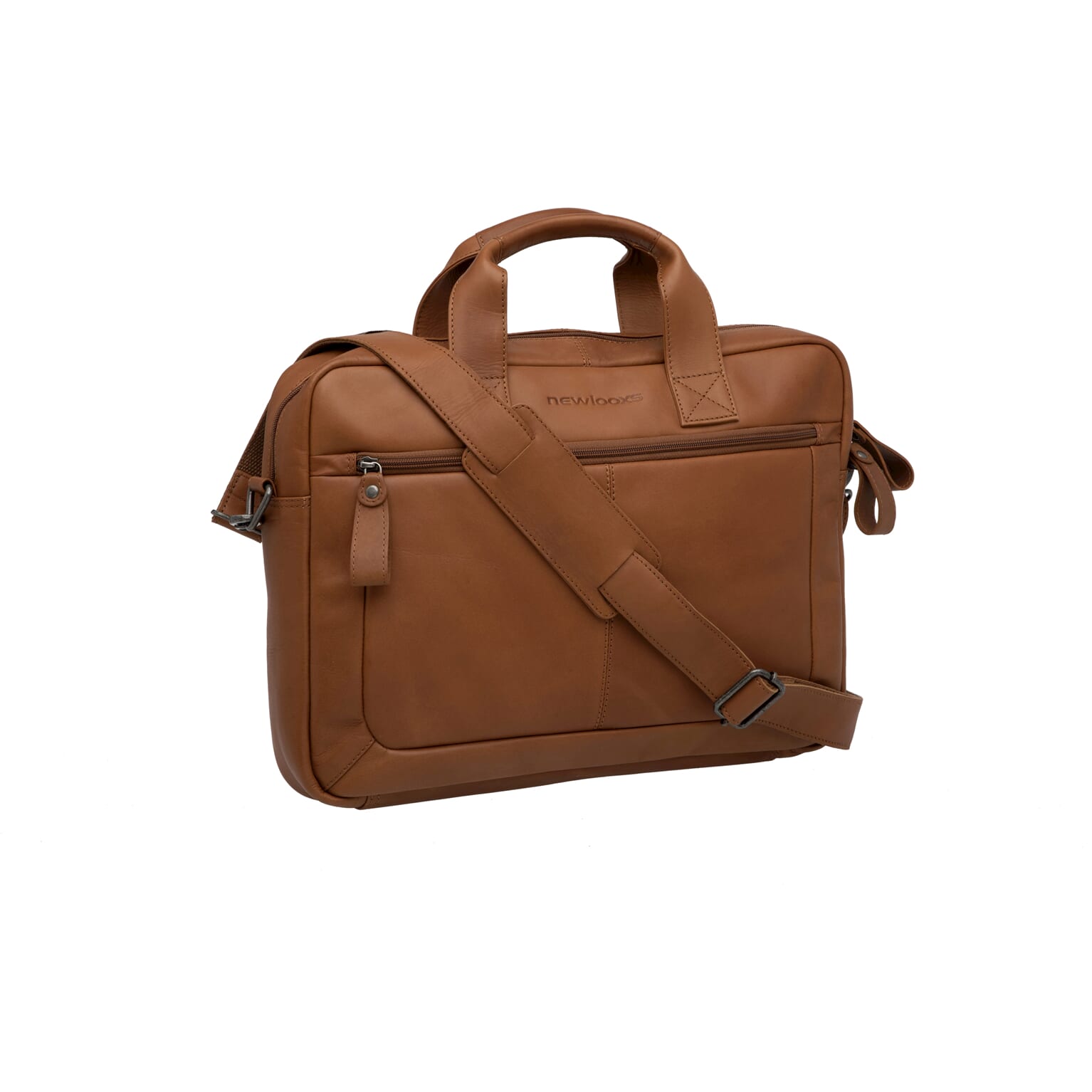 New Looxs laptoptas Luko leer cognac 7.5L 15 inch - Image 2