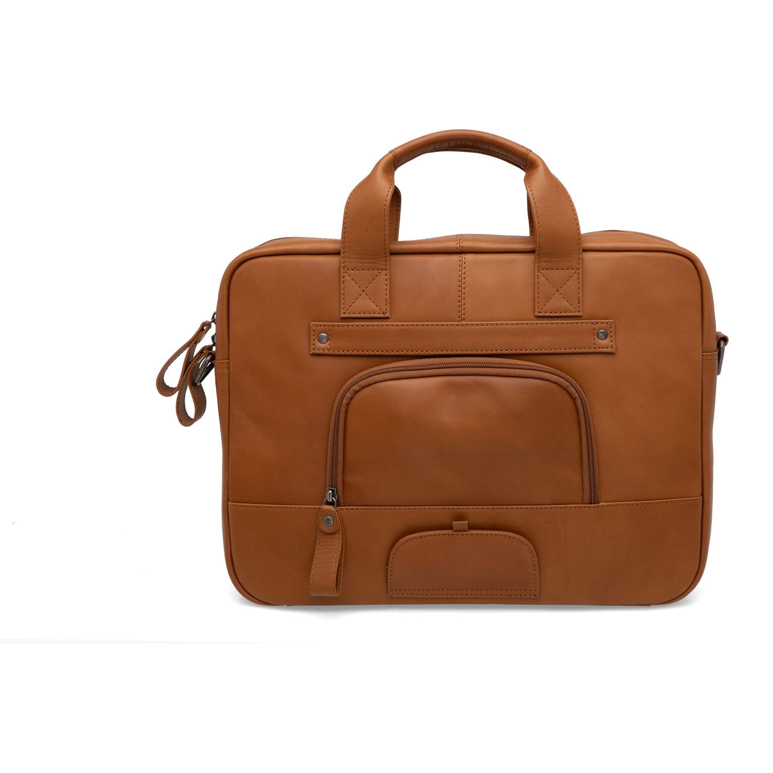 New Looxs laptoptas Luko leer cognac 7.5L 15 inch - Image 3