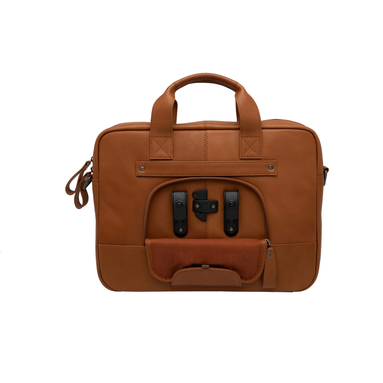 New Looxs laptoptas Luko leer cognac 7.5L 15 inch - Image 4