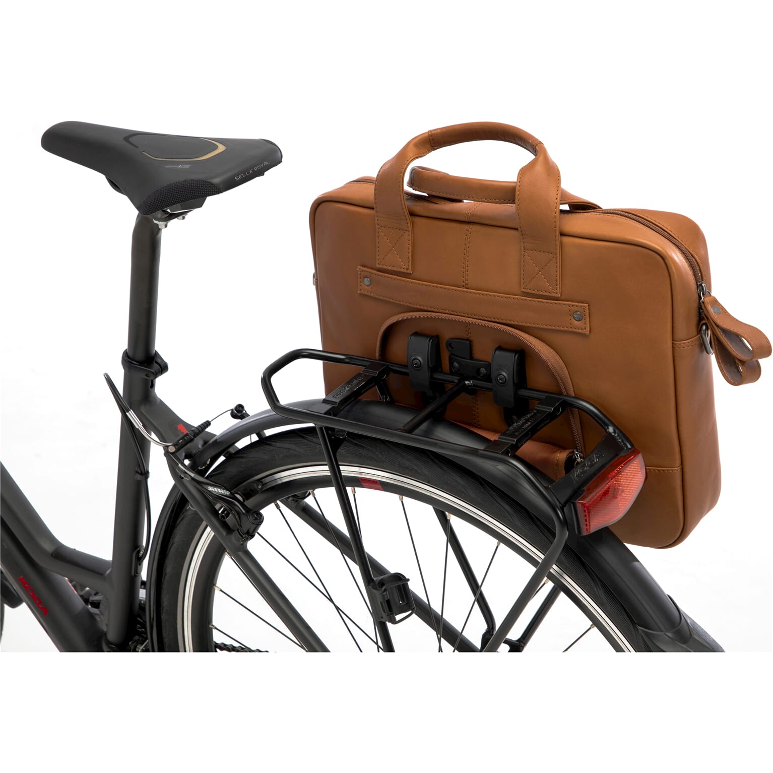 New Looxs laptoptas Luko leer cognac 7.5L 15 inch - Image 7
