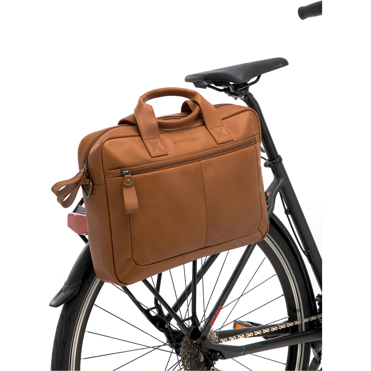 New Looxs laptoptas Luko leer cognac 7.5L 15 inch - Image 8