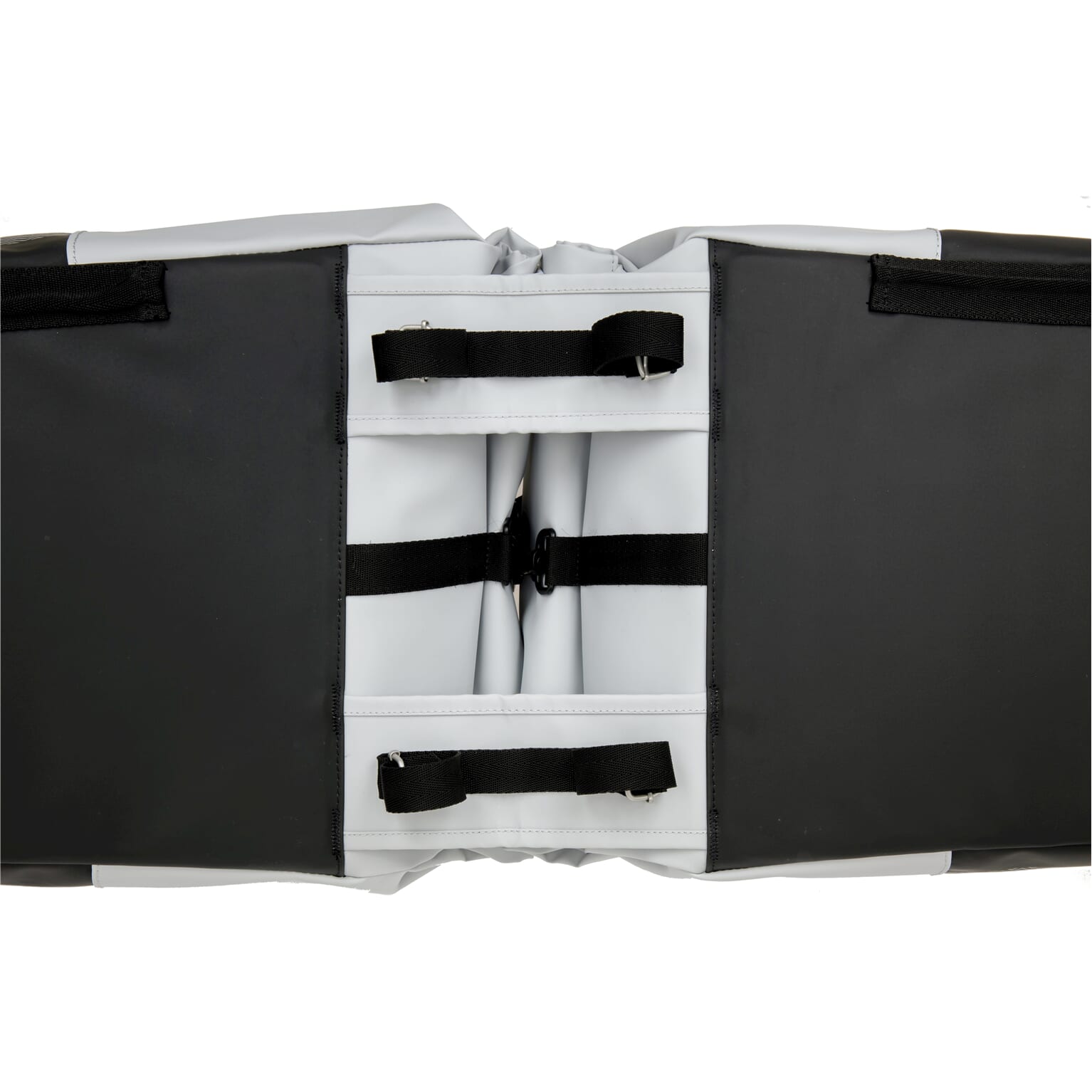 New Looxs fietstas dubbel Nyborg light grey/black 34L - Image 3