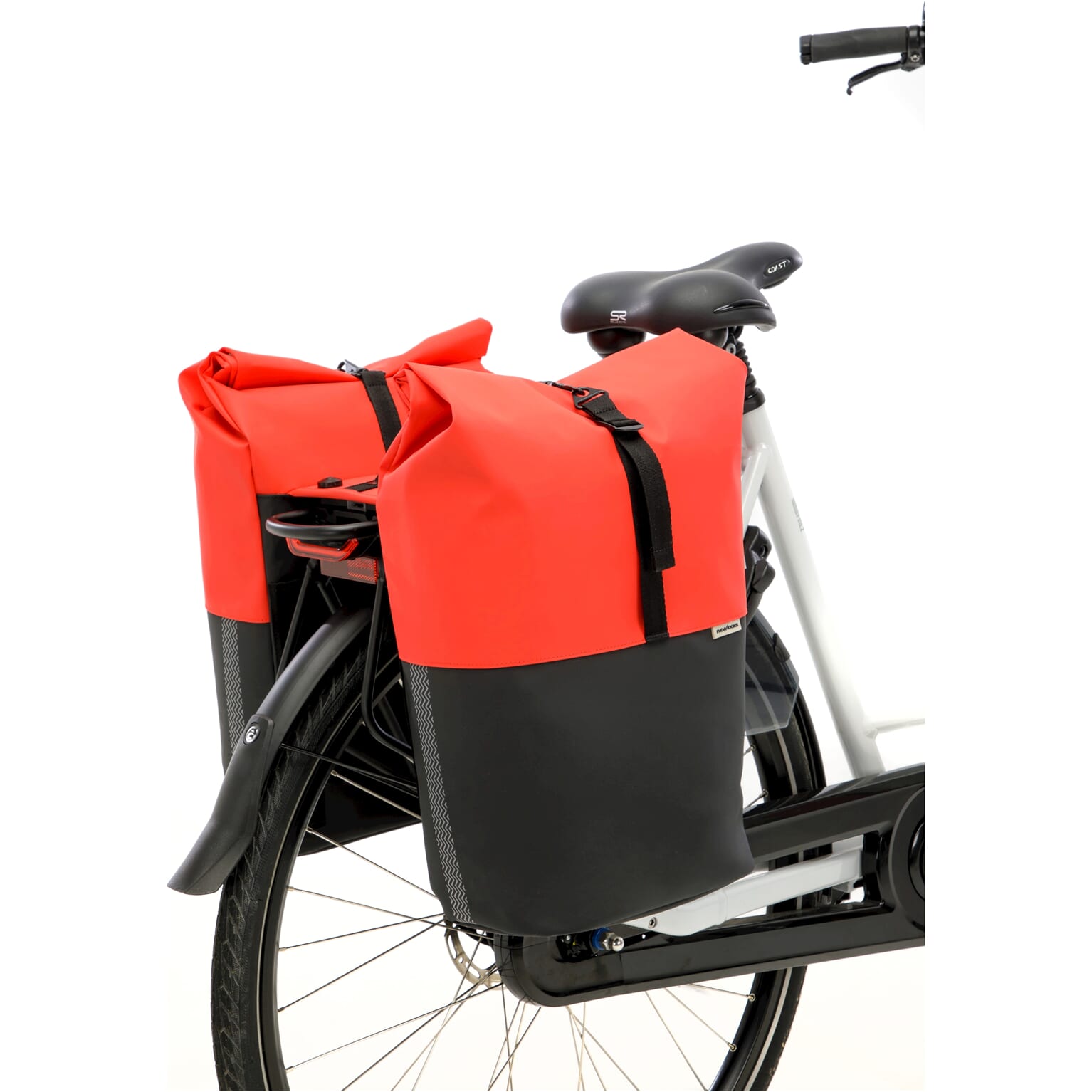 New Looxs fietstas dubbel Nyborg red/black MIK 34L - Image 5