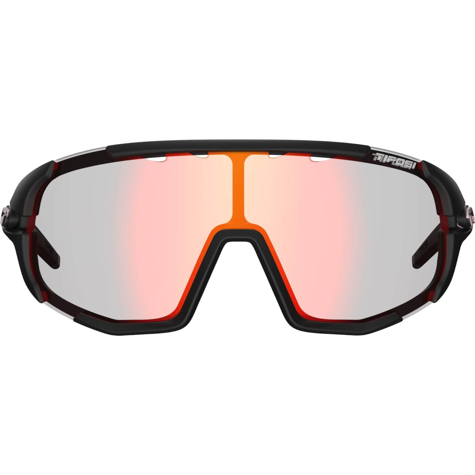 Tifosi bril Sledge mat zwart clarion red fototec (L/XL) - Image 2