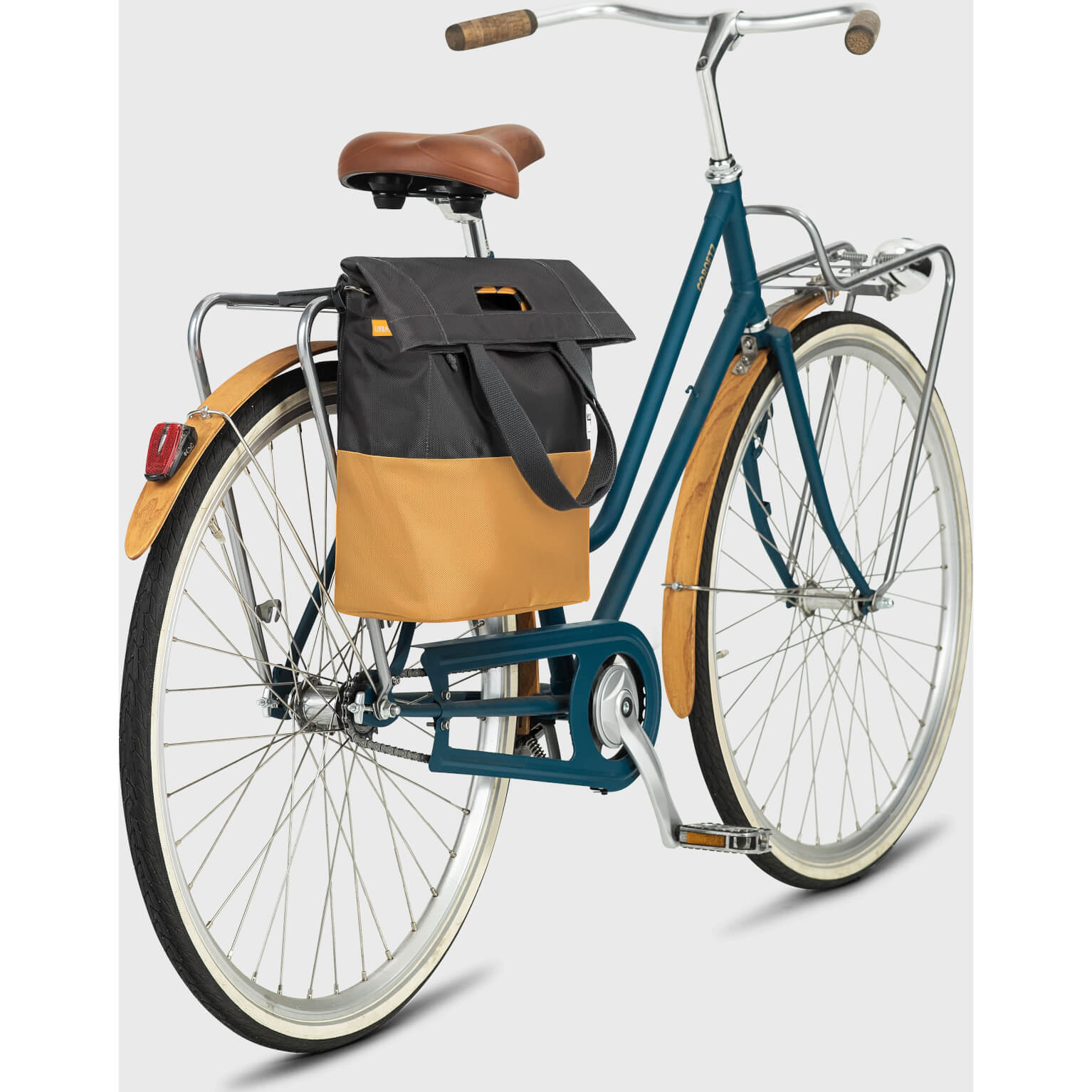 Urban Proof shoppertas 20L recycled grijs geel - Image 2