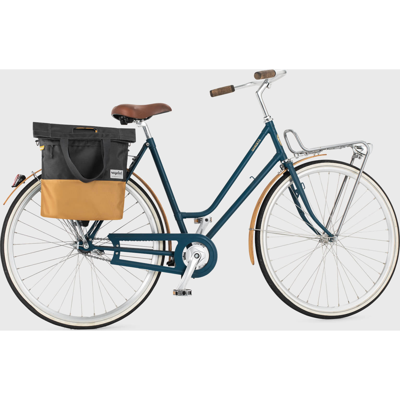 Urban Proof shoppertas 20L recycled grijs geel - Image 3