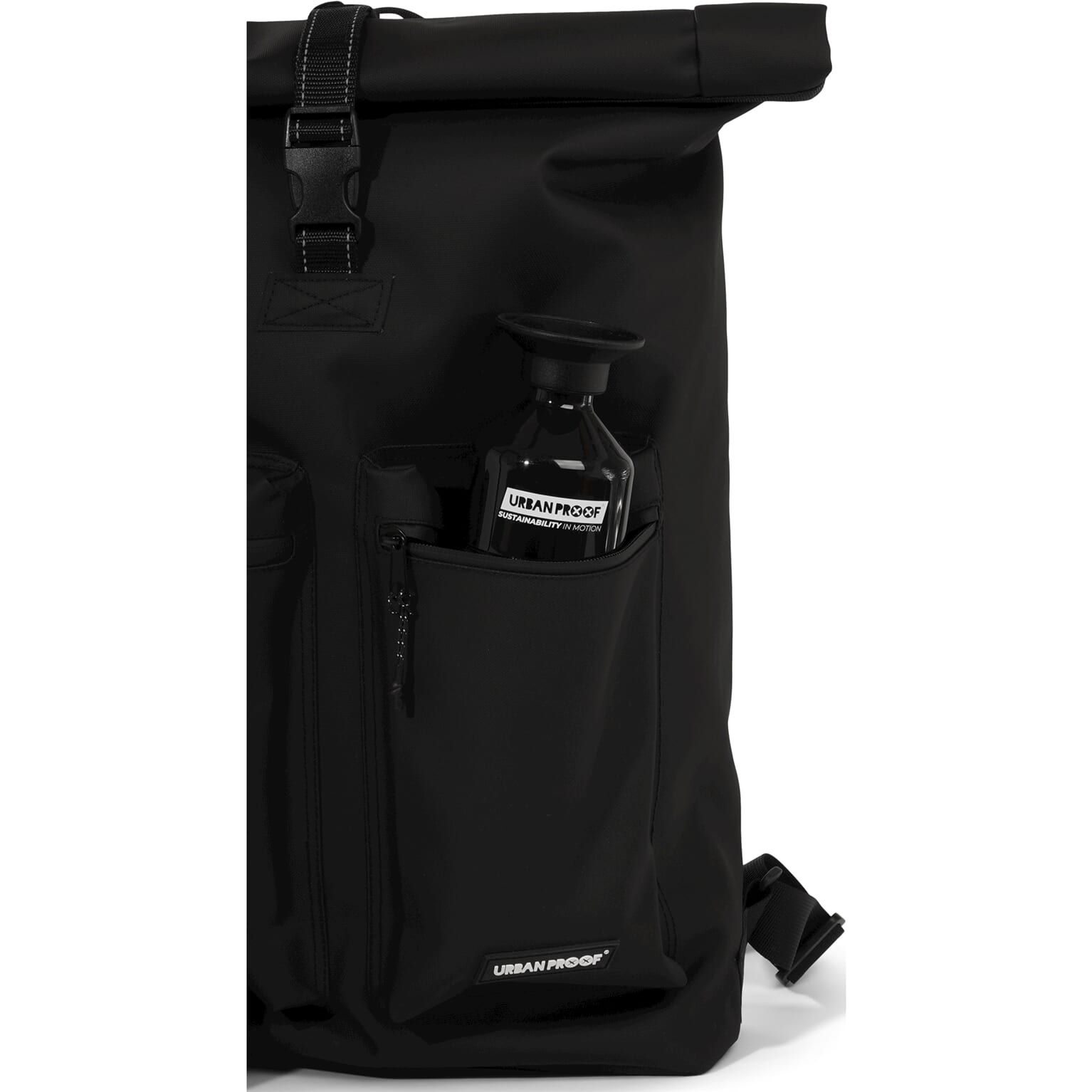 Urban Proof rolltop backpack 20L recycled zwart - Image 12