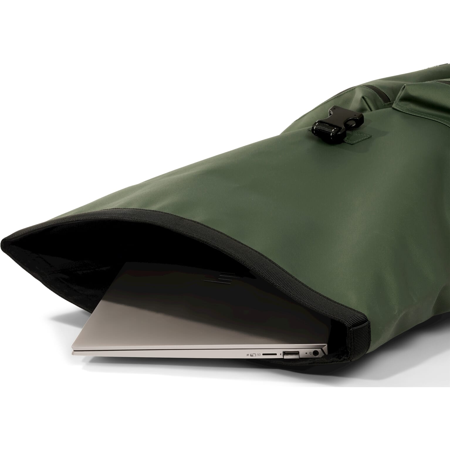 Urban Proof rolltop backpack 20L recycled groen - Image 3