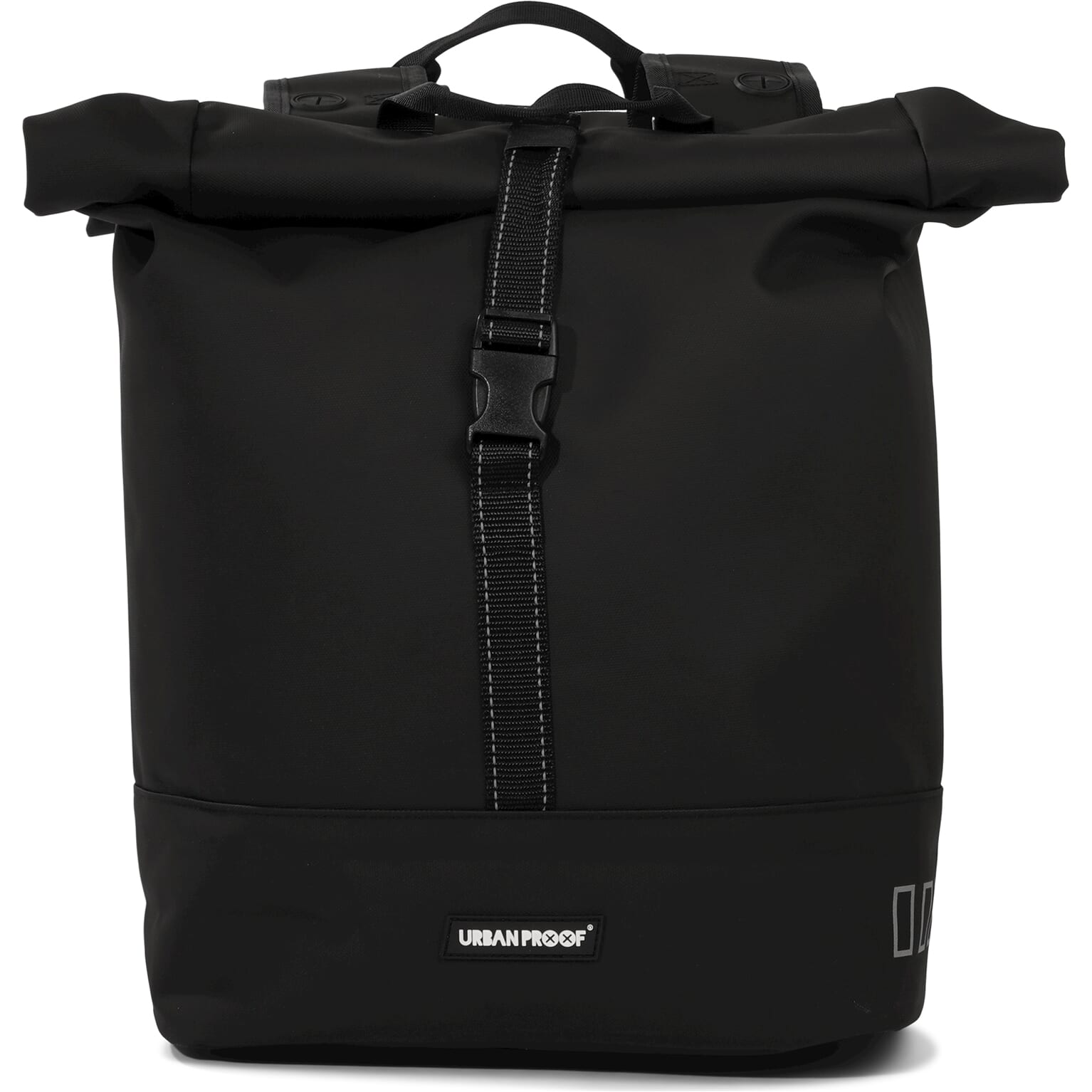 Urban Proof double rolltop bag 38L recycled zwart - Image 2