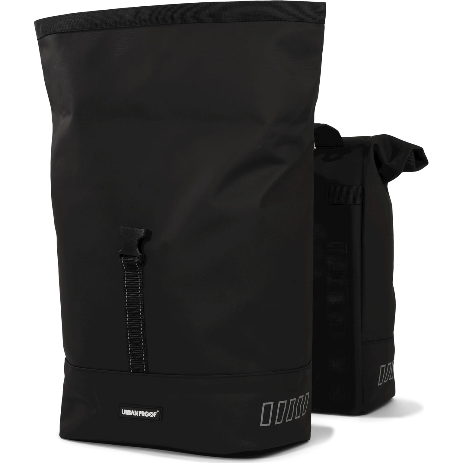 Urban Proof double rolltop bag 38L recycled zwart - Image 3