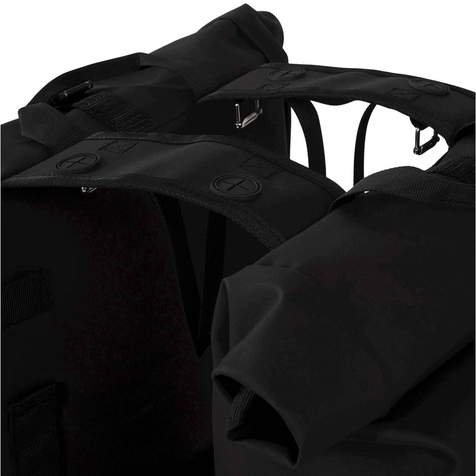 Urban Proof double rolltop bag 38L recycled zwart - Image 5