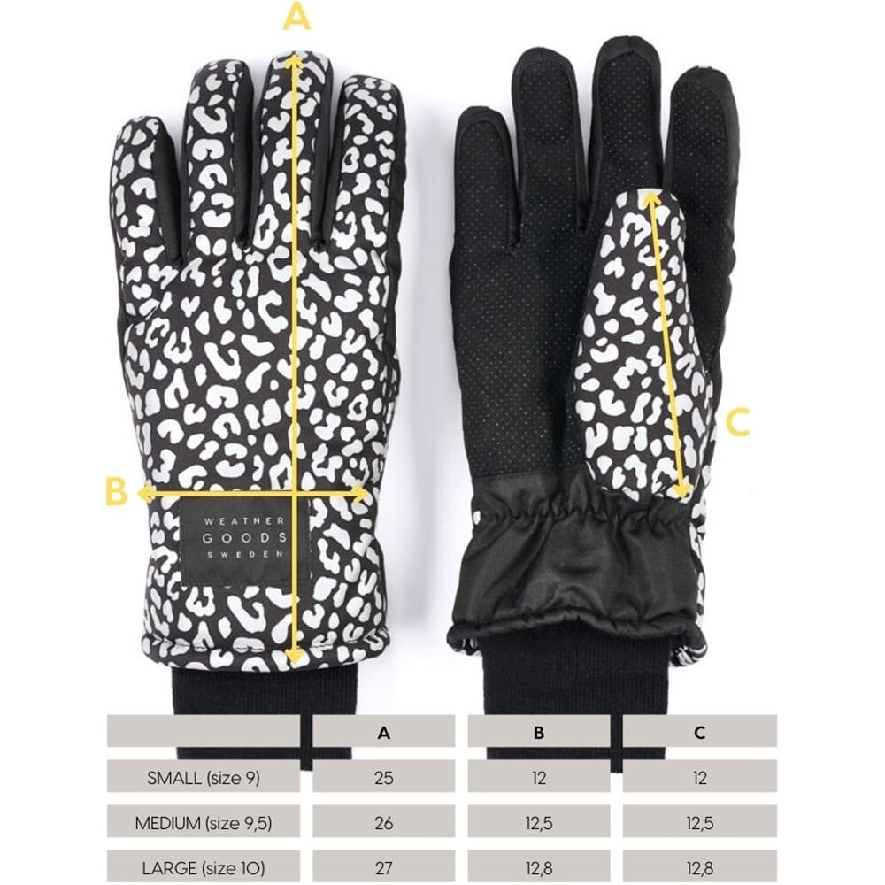Weathergoods Sweden refl. handschoenen Luna Leopard L - Image 2
