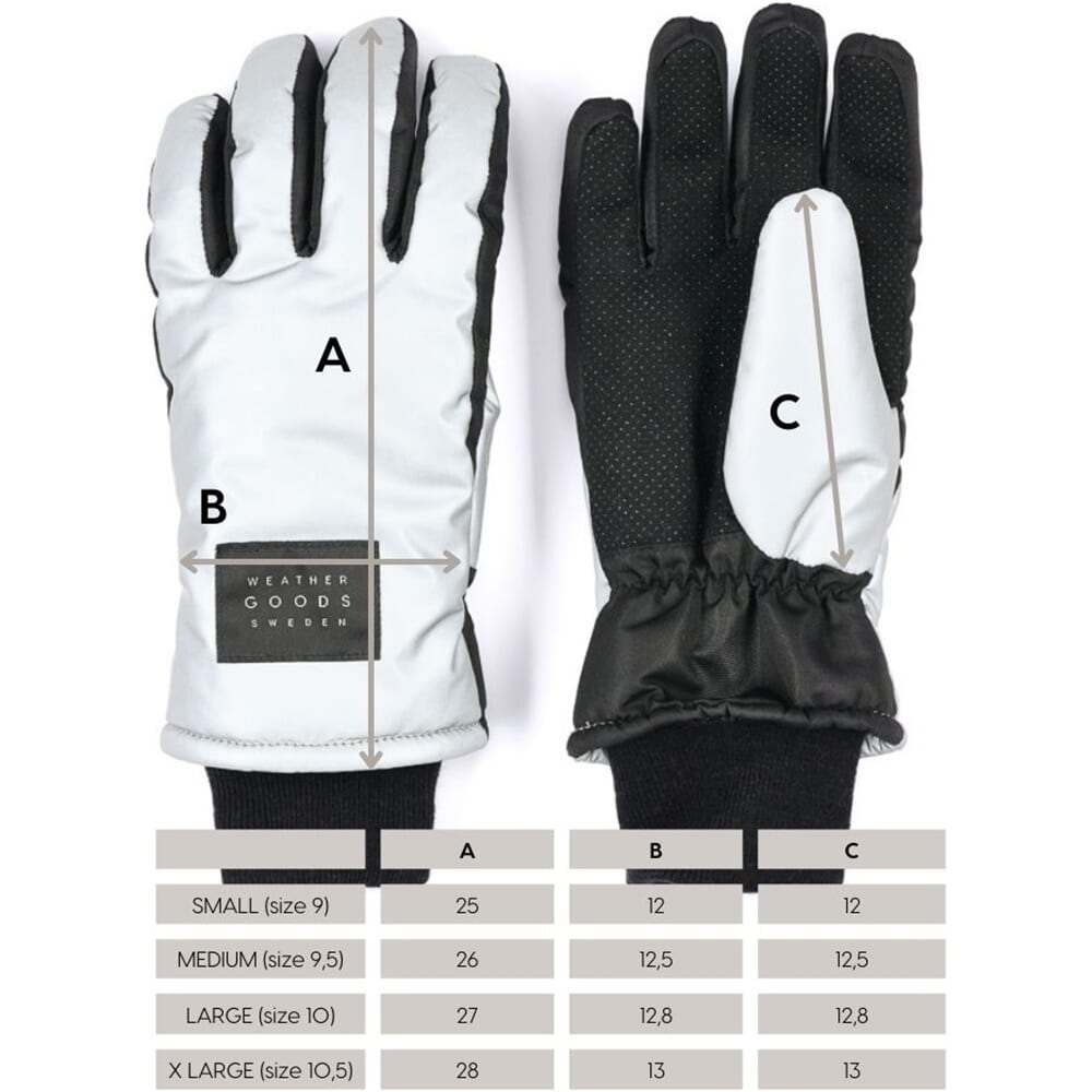 Weathergoods Sweden refl. handschoenen Luna Silver S - Image 2