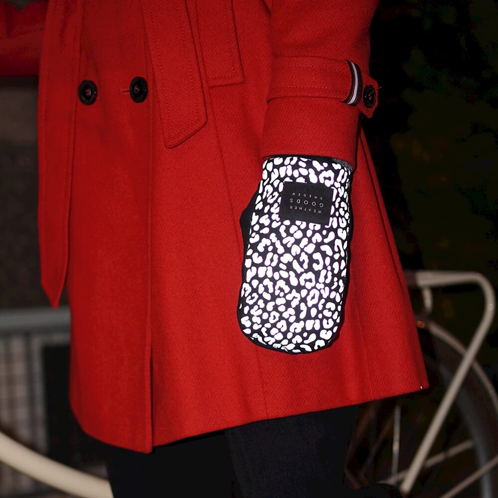 Weathergoods Sweden reflecterende wanten Luna Leopard M/L - Image 4