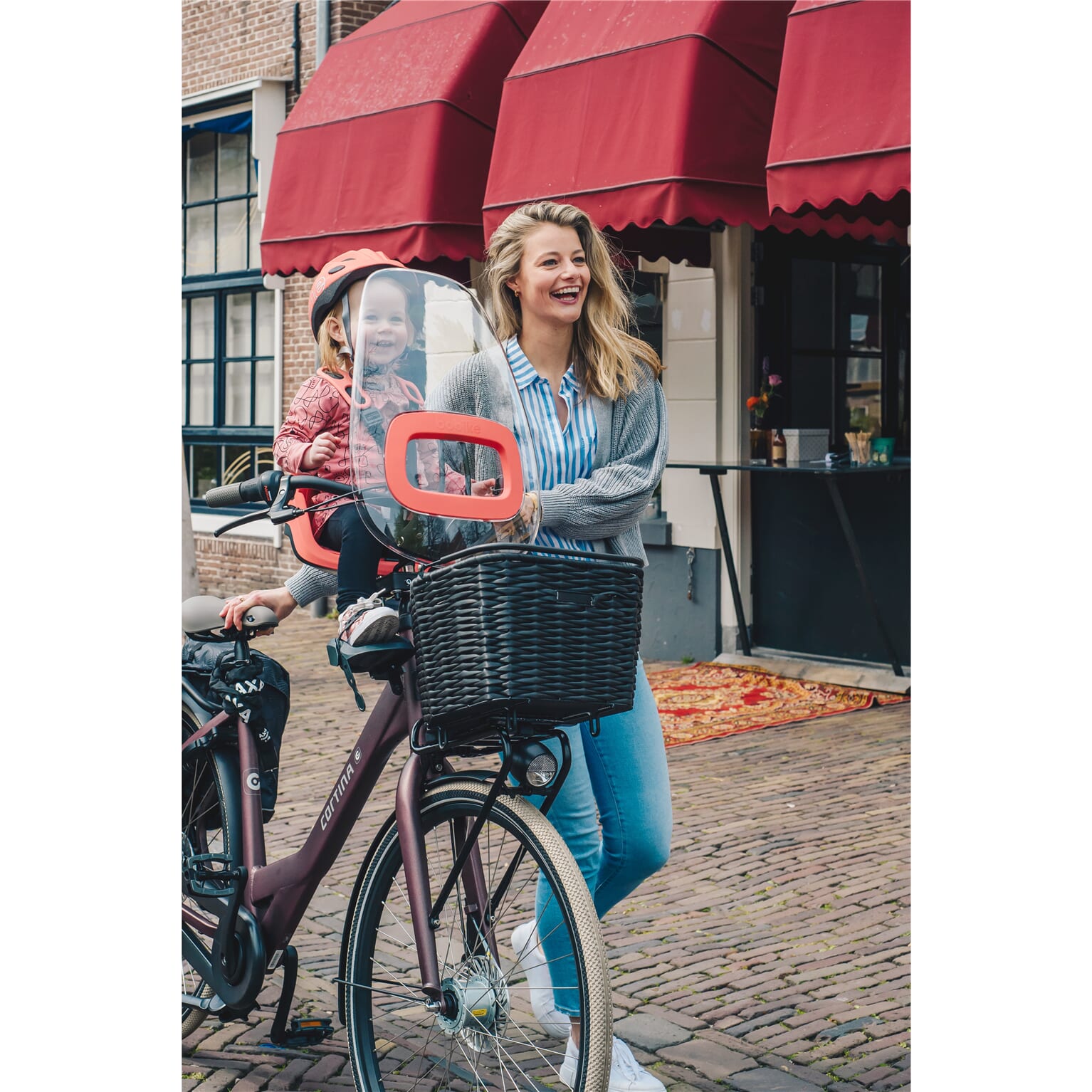 Bobike windscherm One+ fierce flamingo - Image 4