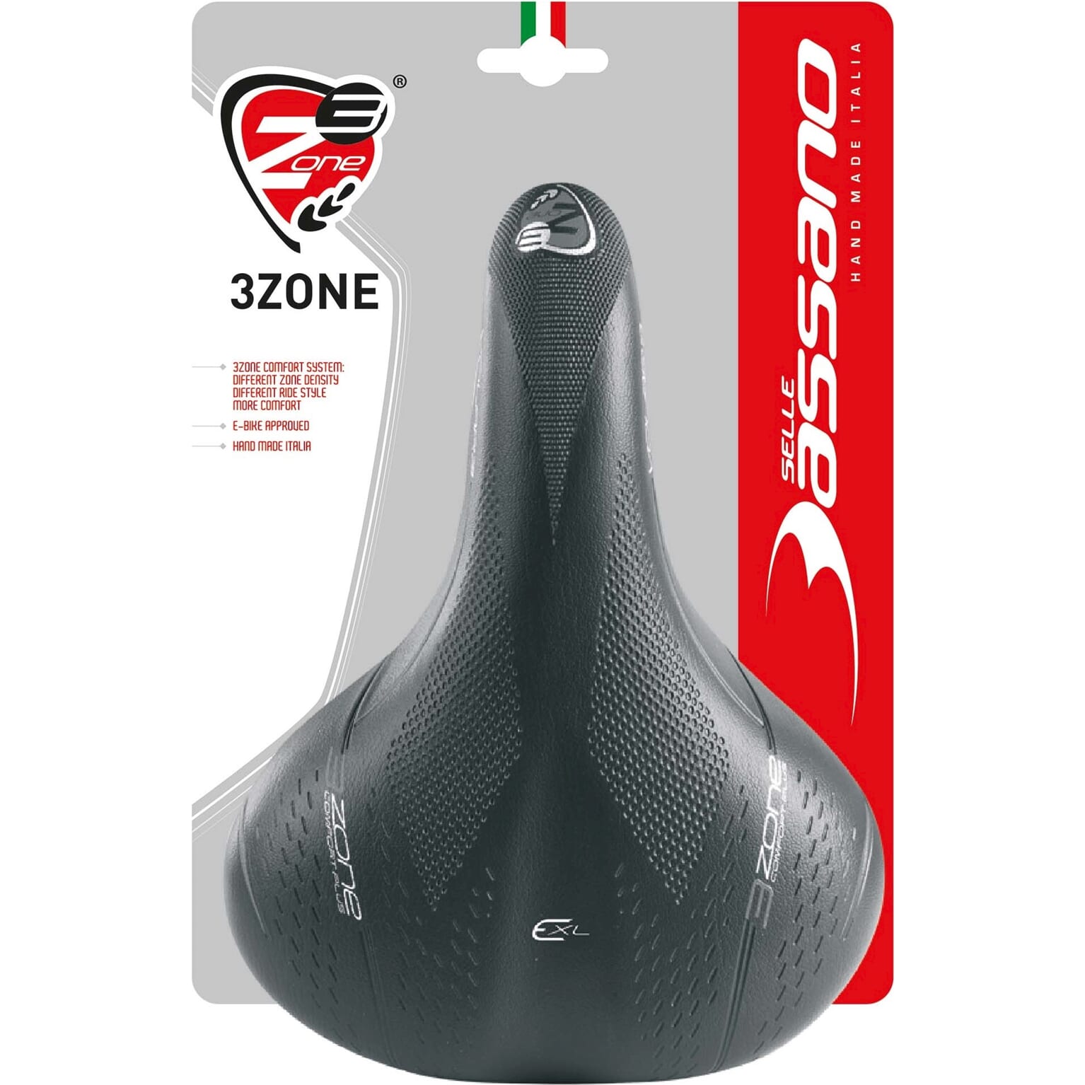 Selle Bassano zadel Volare 3zone ELM zwart - Image 5