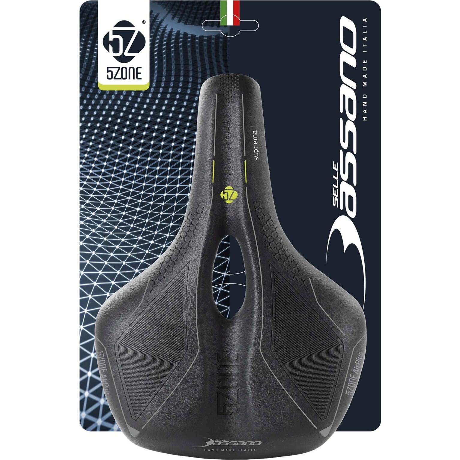 Selle Bassano zadel Suprema 5zone EL dames zwart - Image 2