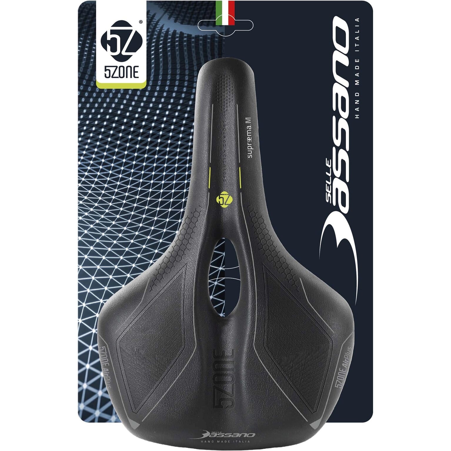 Selle Bassano zadel Suprema 5zone EL heren zwart - Image 5