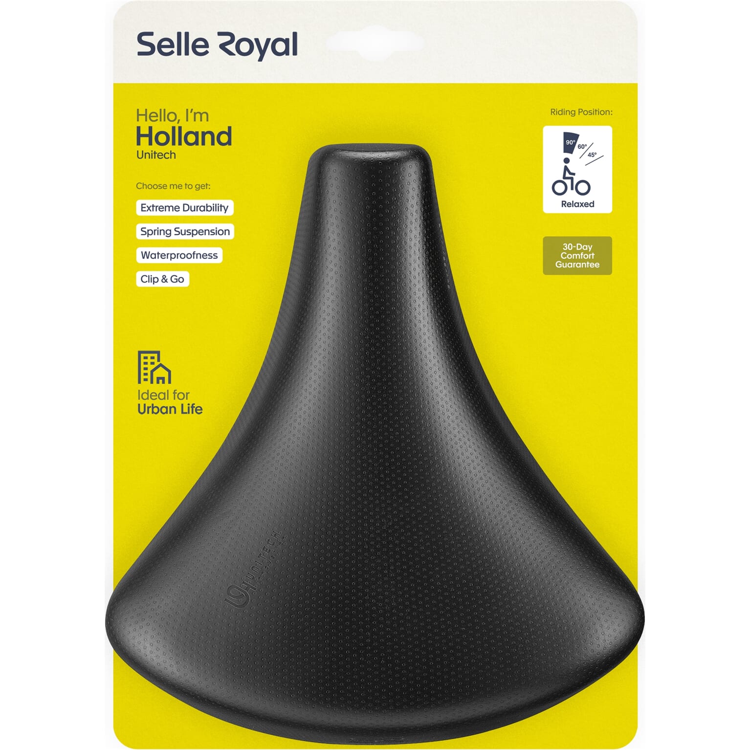 Selle Royal zadel Holland Unitech zwart - Image 3
