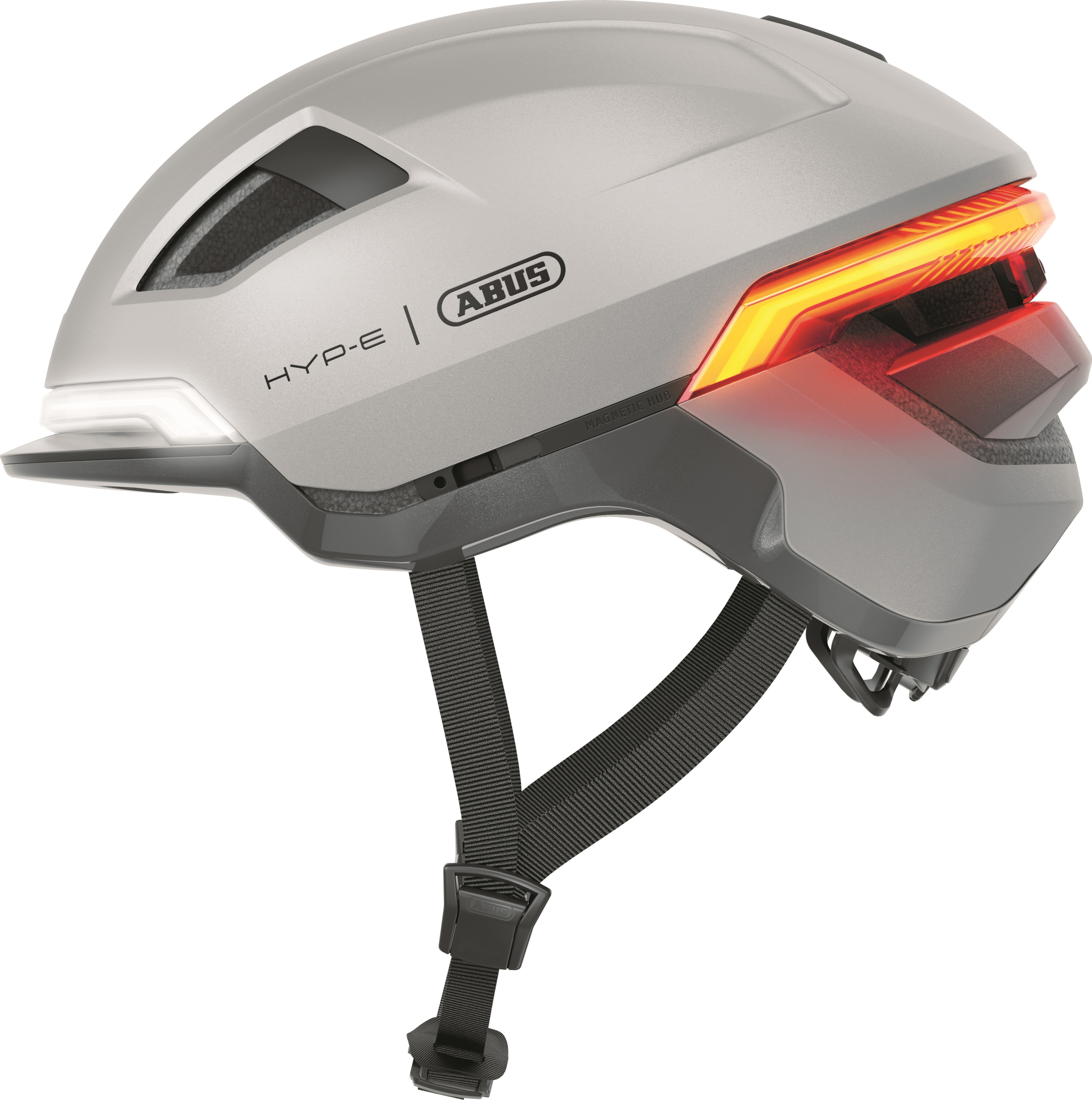 Abus helm Hyp-E gleam silver S 51-55cm