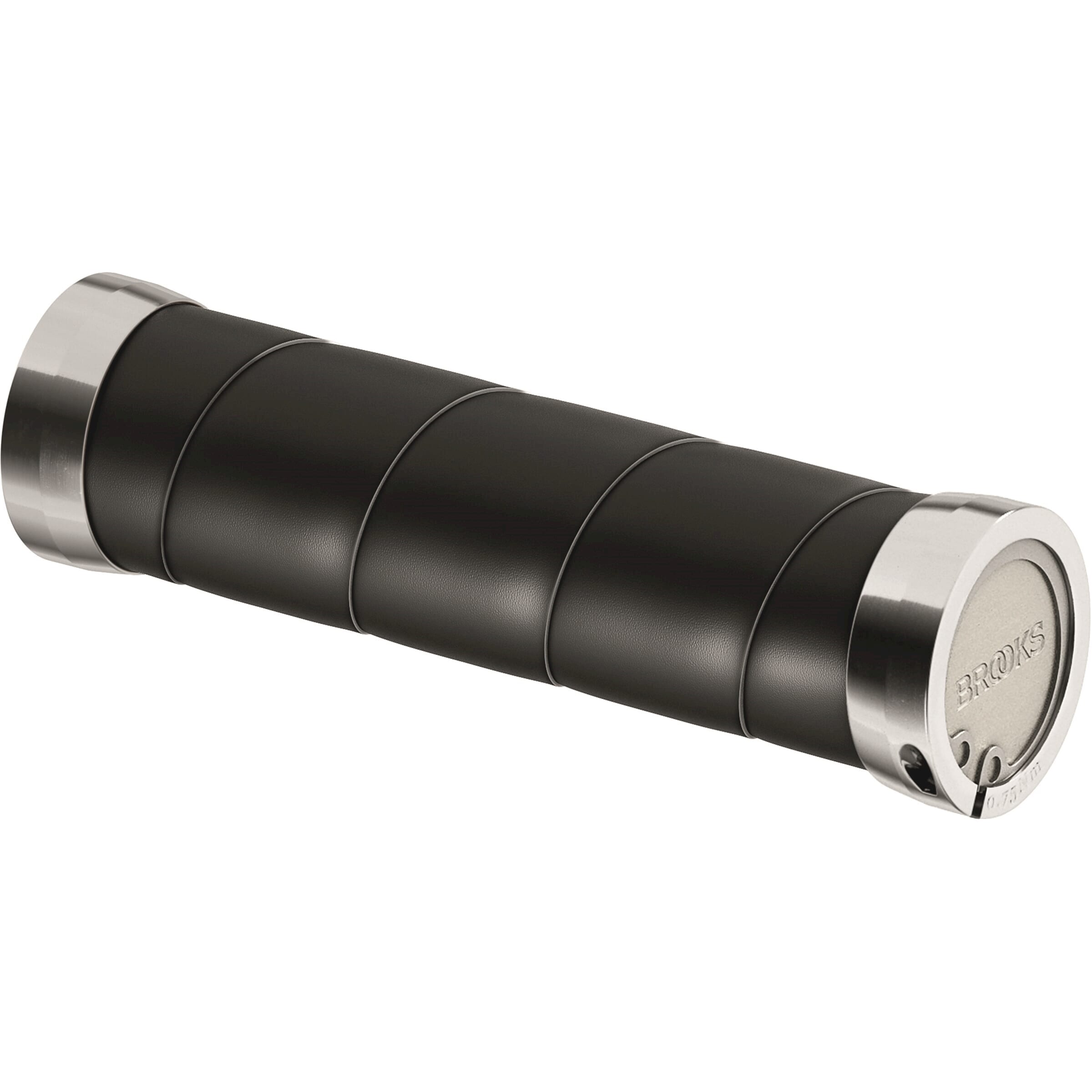 Brooks handvatten Slender Leather grips 130mm black