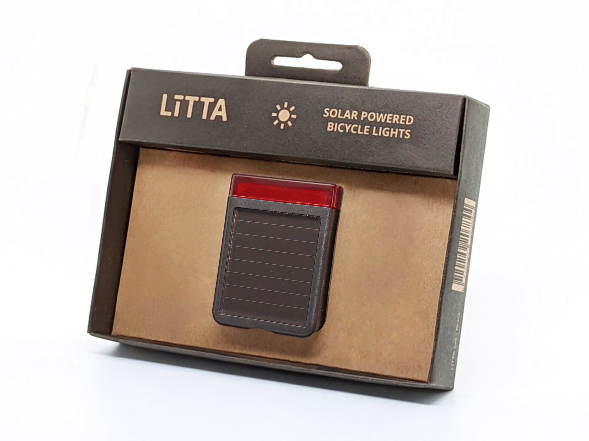 LITTA achterlicht zonne-energie zwart