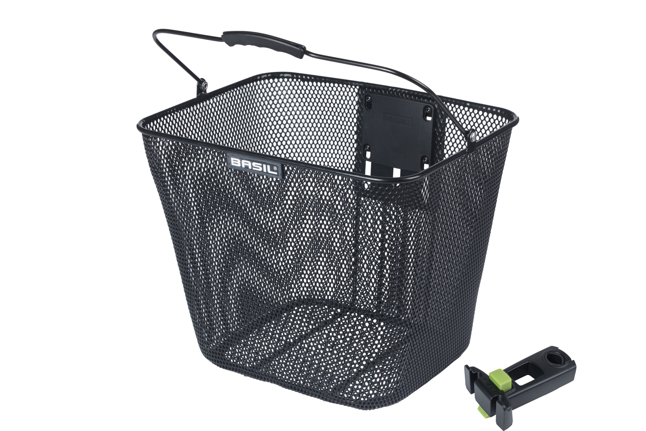 Basil mand Bilbao KF + stuurpenhouder zwart