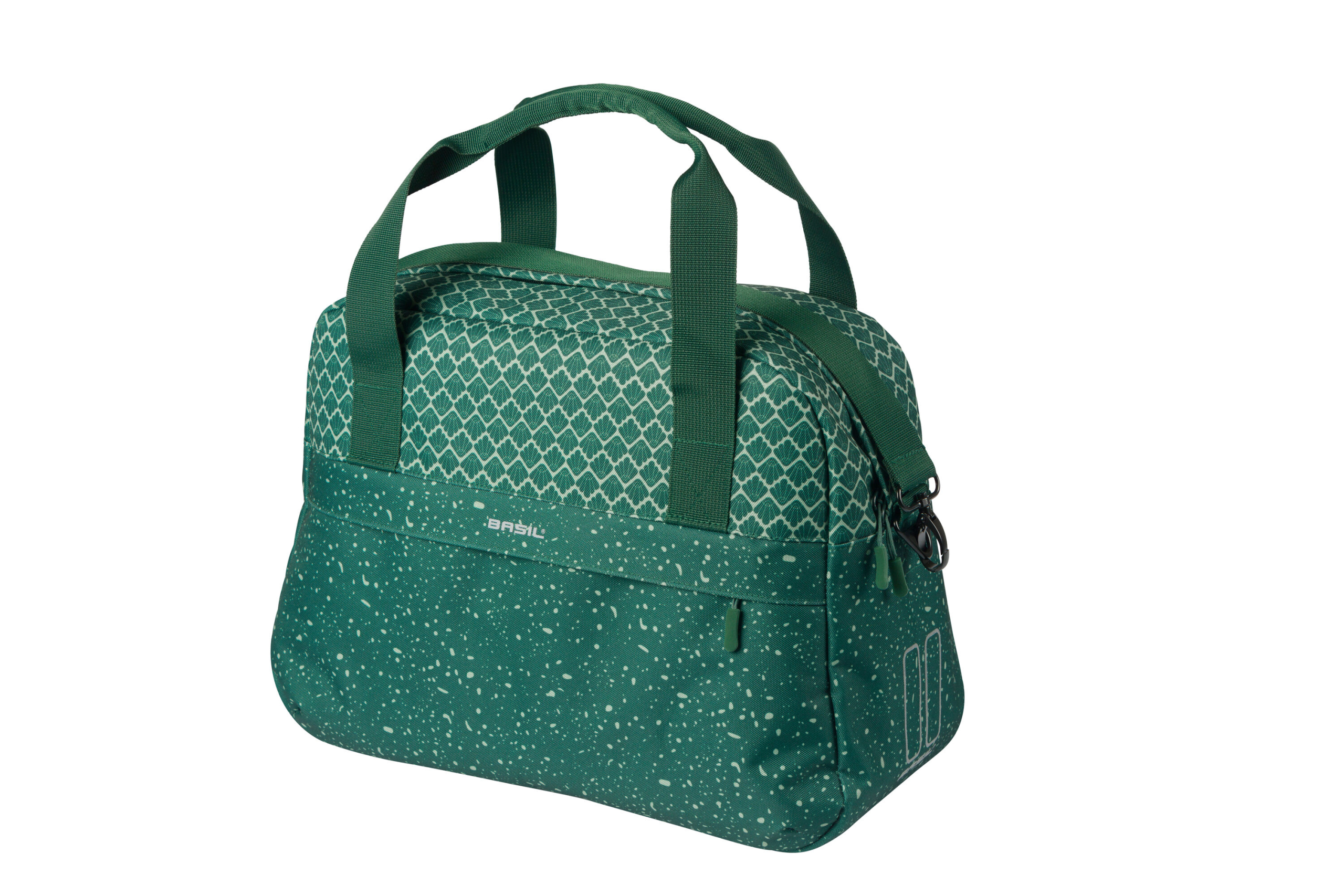Basil schoudertas Flair groen 18L