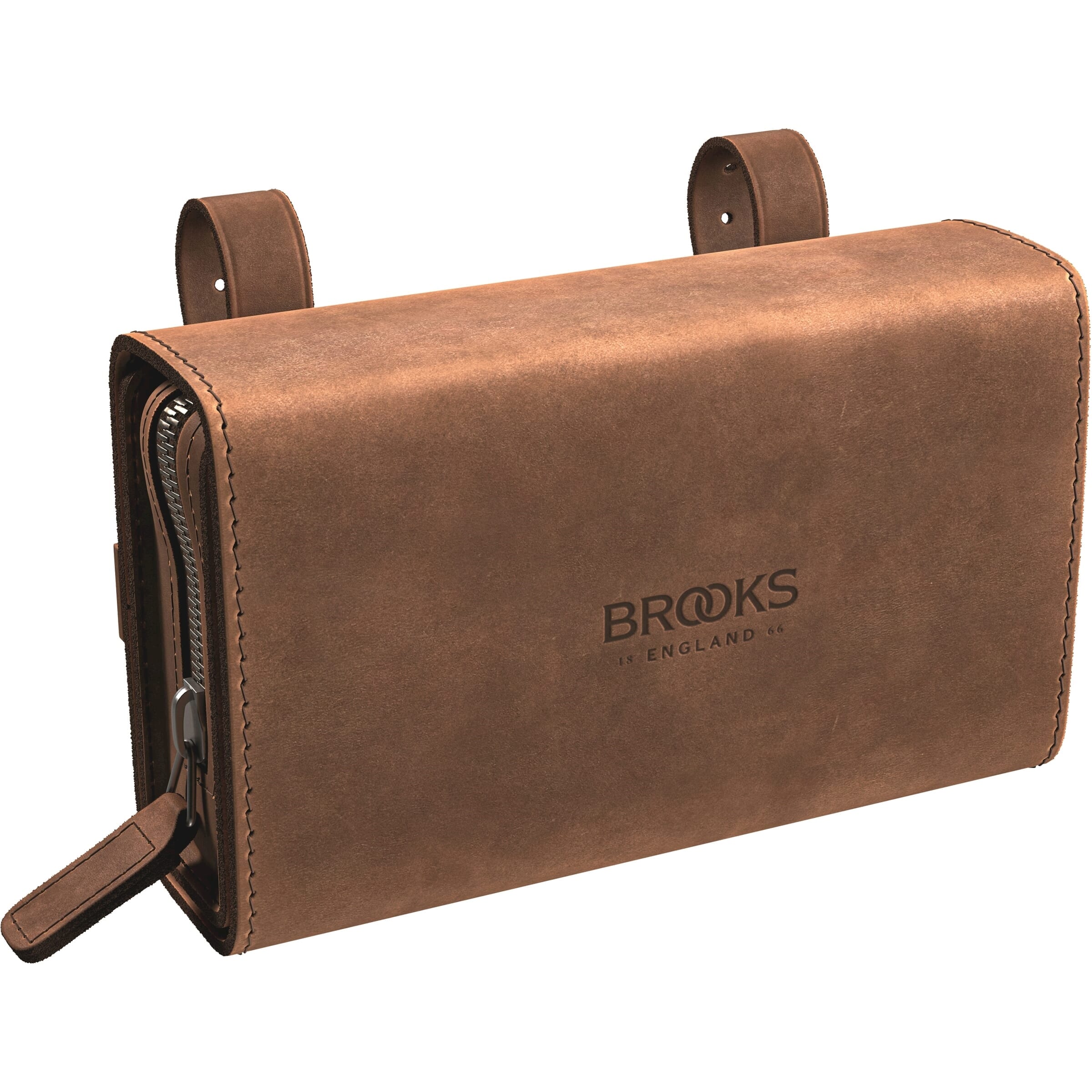 Brooks zadeltas D-Shaped 1L dark tan