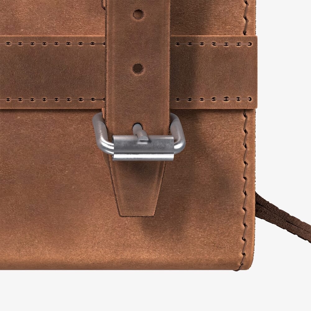 Brooks zadeltas D-Shaped 1L dark tan - Image 4