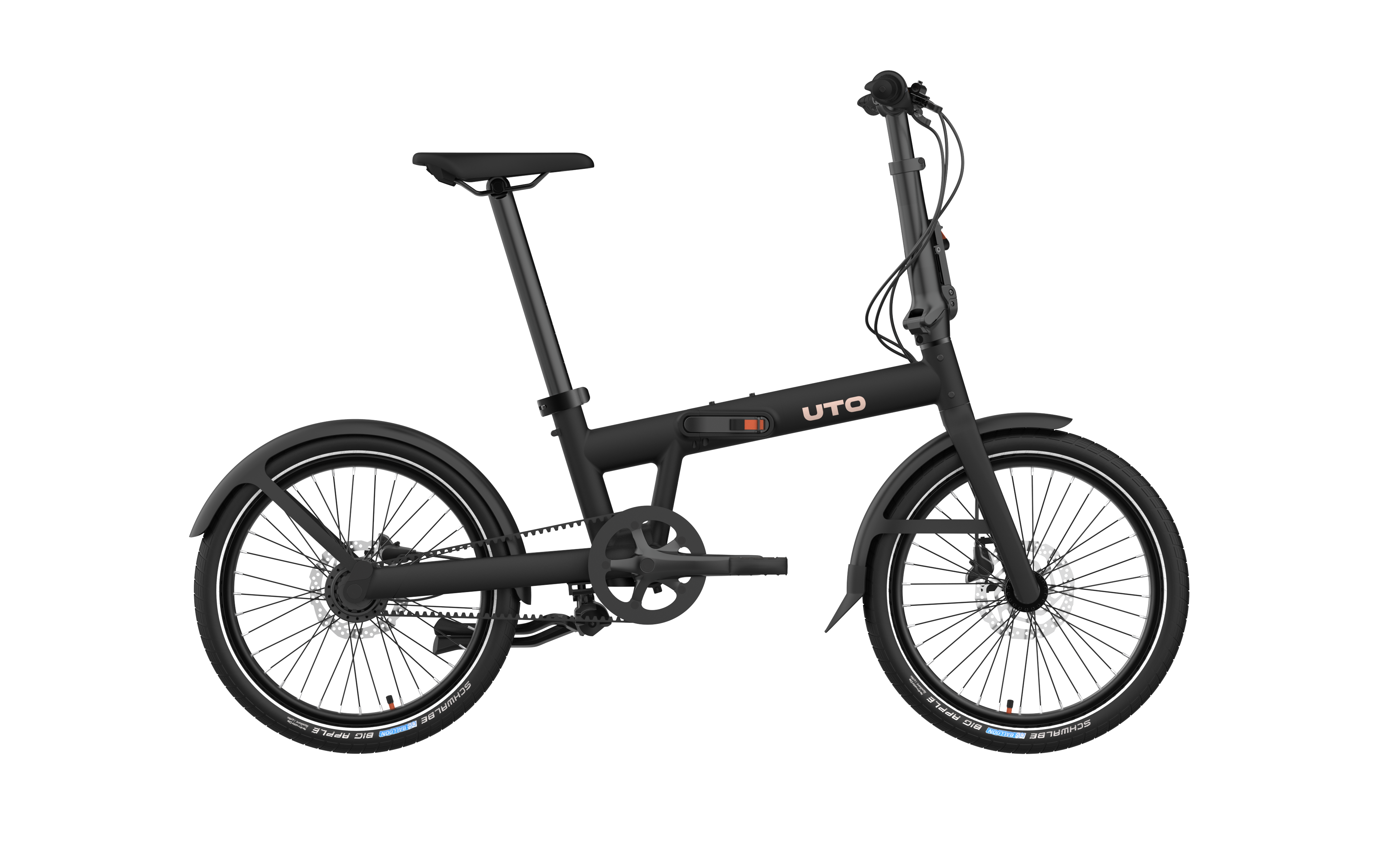 UTO vouwfiets PRO20 NE v0 zwart