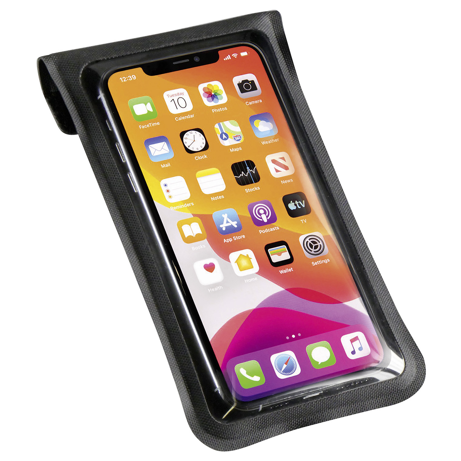 Klickfix telefoontas light M zwart