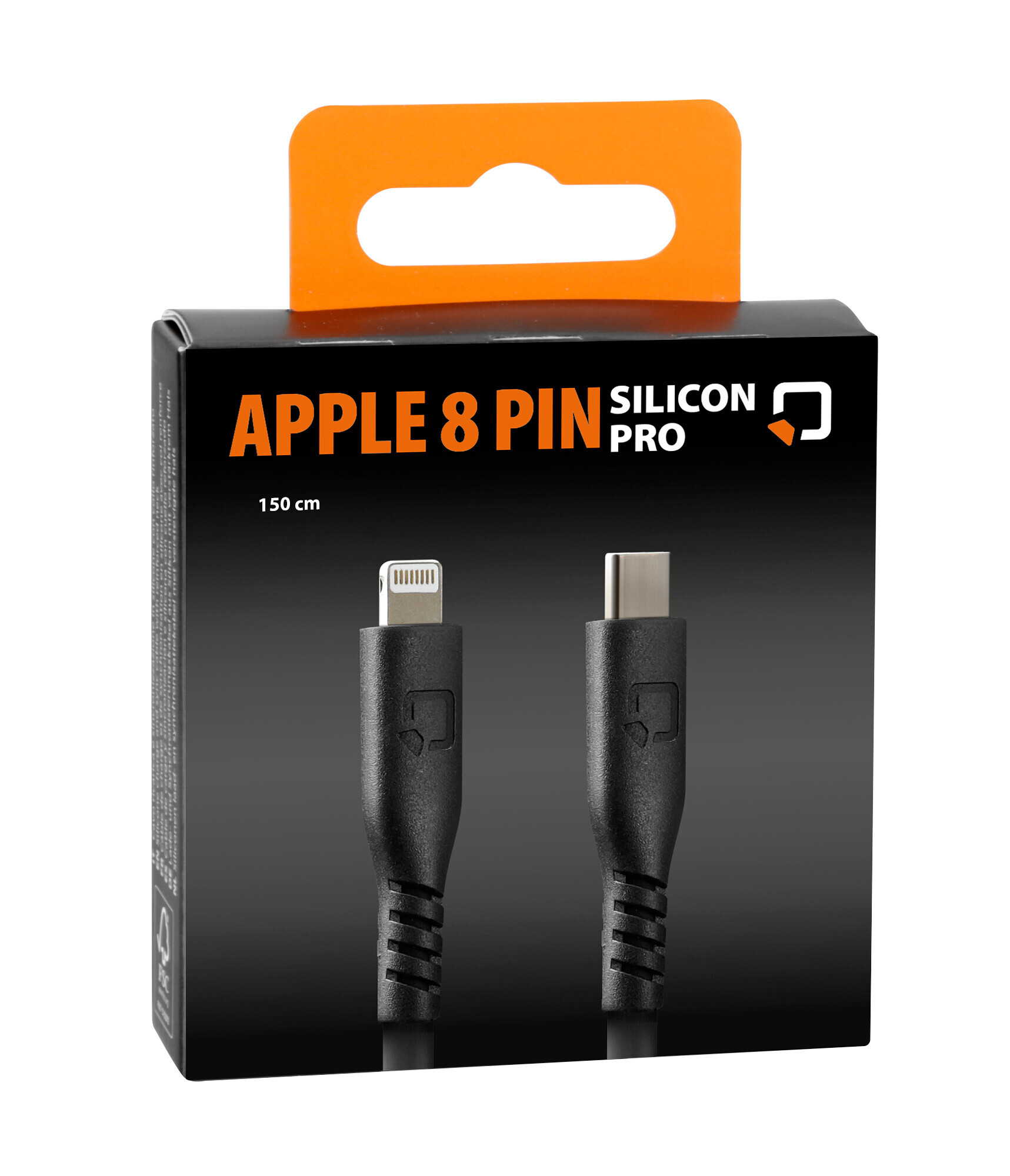 Optiline Silicon kabel Usb Type C > Apple 8 Pin - 150 cm