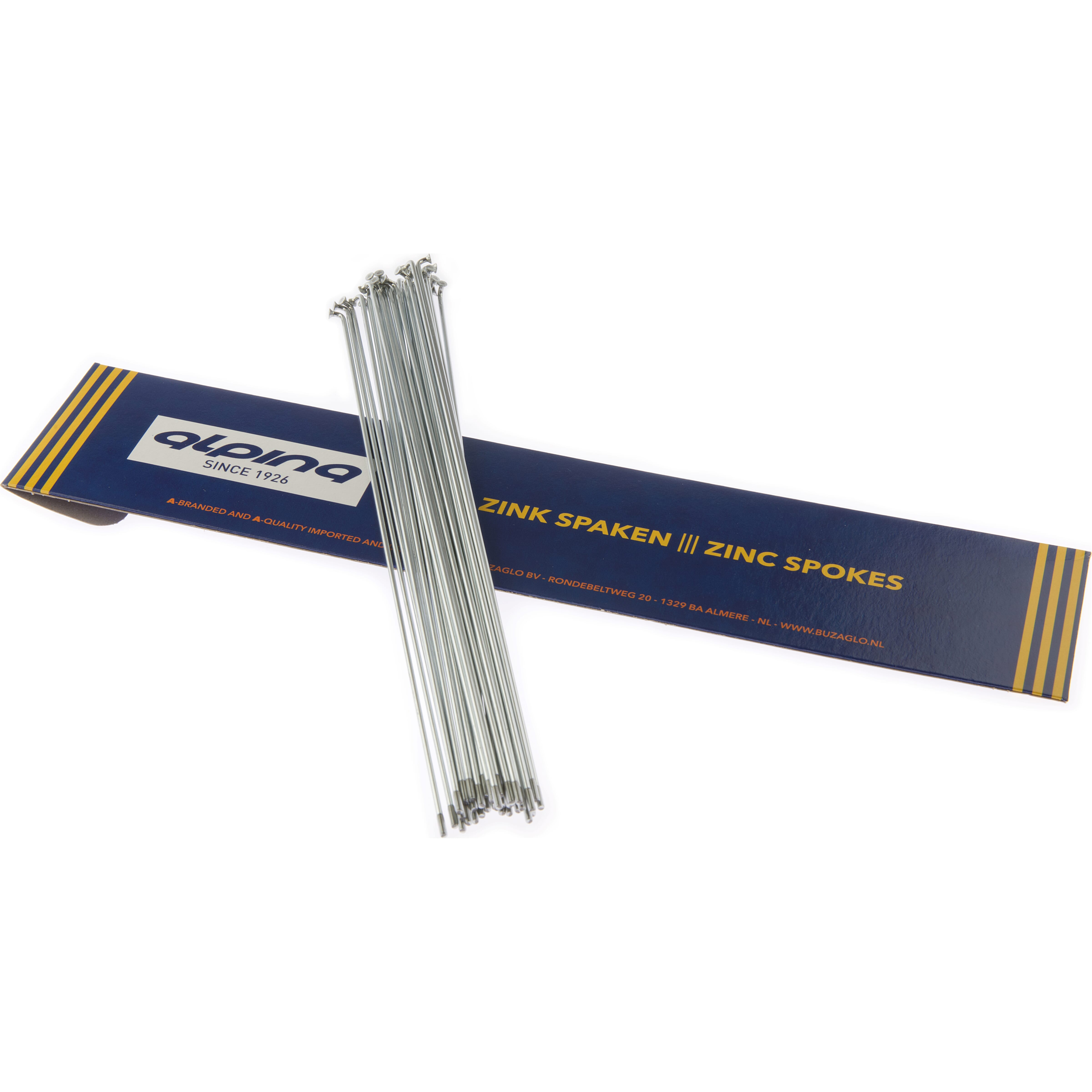 Alpina spaak 14-166mm zink zilver (36 stuks)