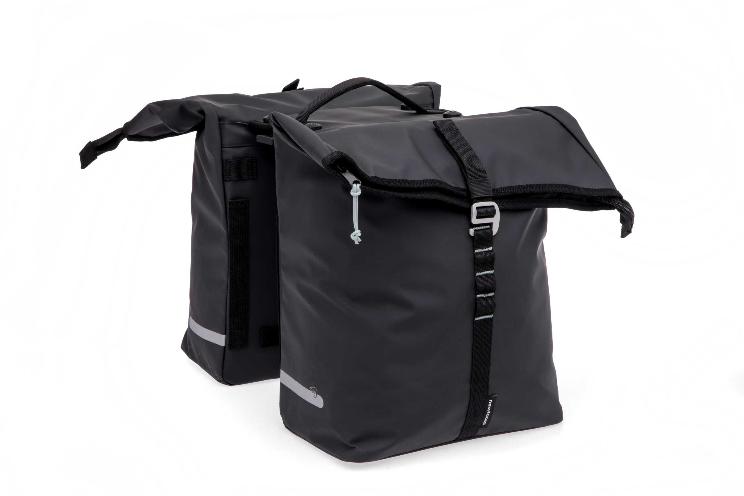 New Looxs fietstas dubbel Cantos black MIK 36L
