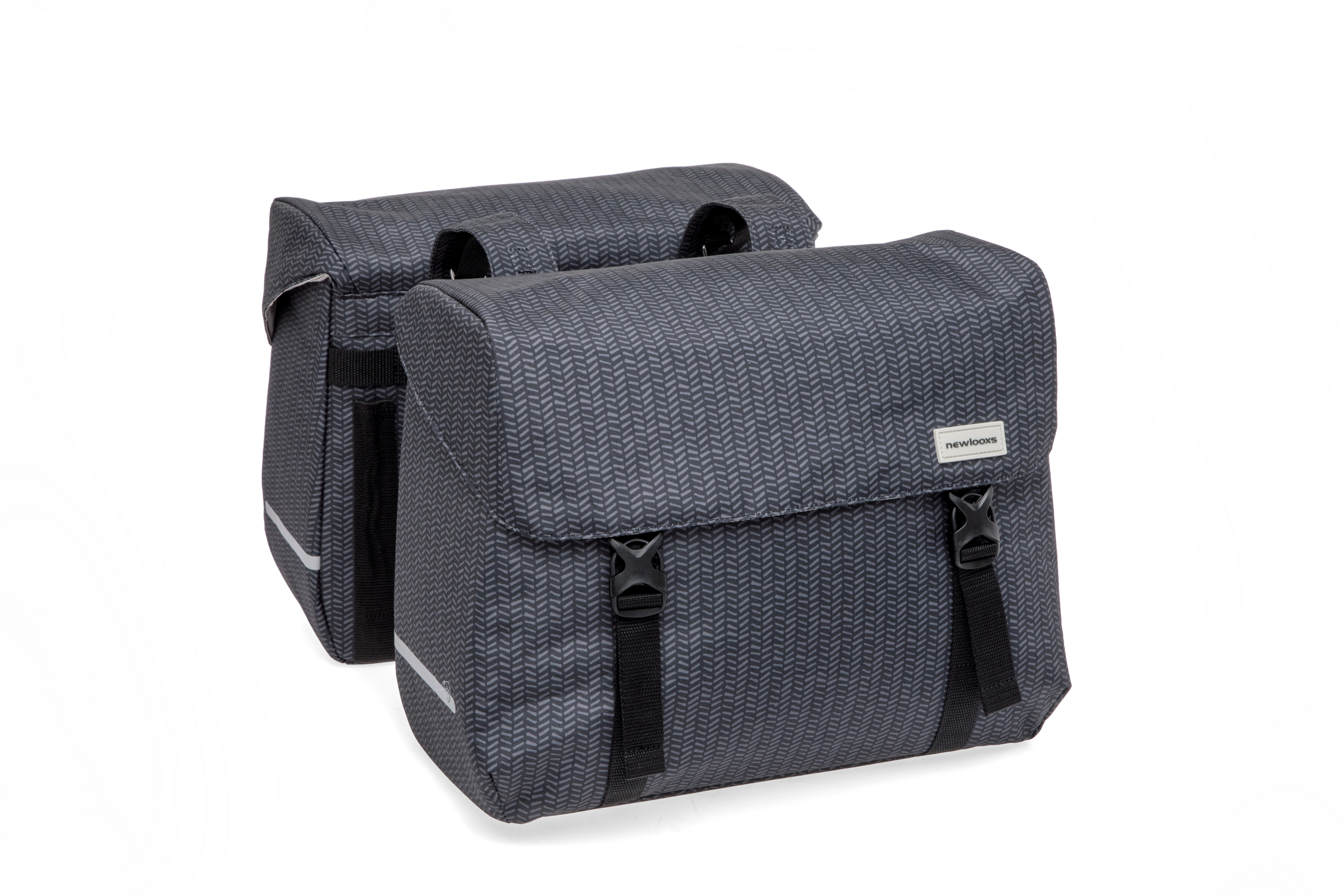 New Looxs fietstas dubbel Mondi Joy Nima black 38L