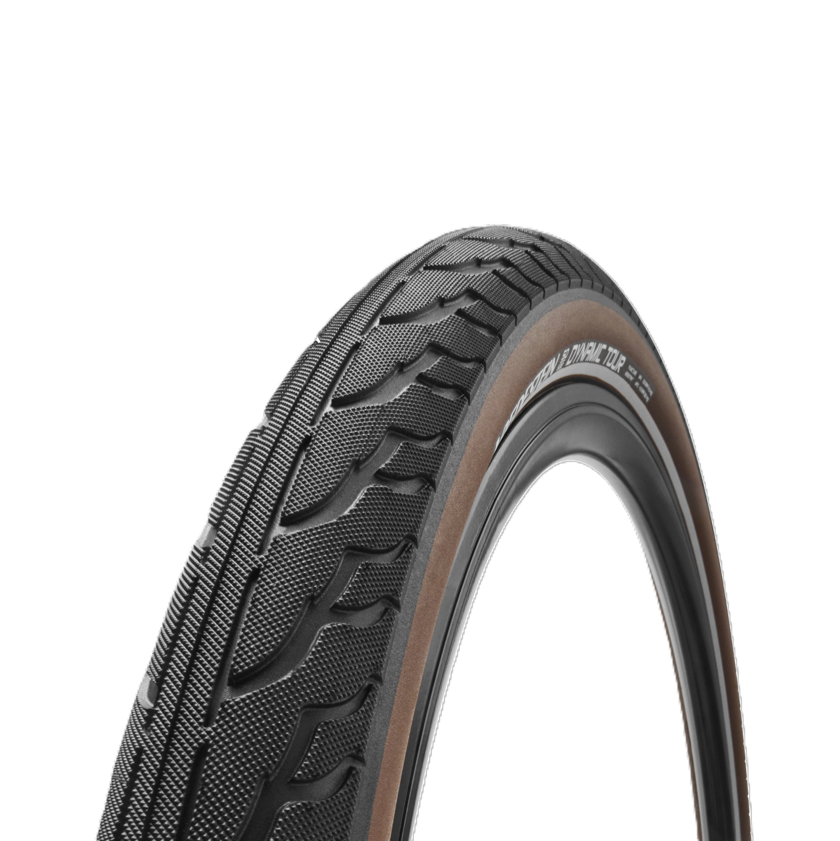 Vredestein buitenband Dynamic Tour 55-622 zwart/bruin reflectie